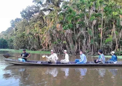Boat ride in the Amazon