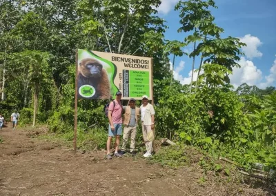 Visiting Monkey Island in the Amazon